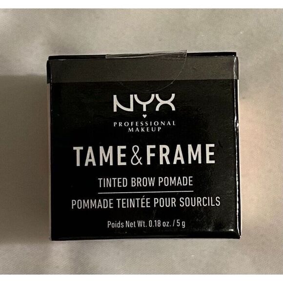 NYX Tame & Frame Black Tinted Waterproof Eyebrow Pomade NWB 0.18 oz - Picture 1 of 2